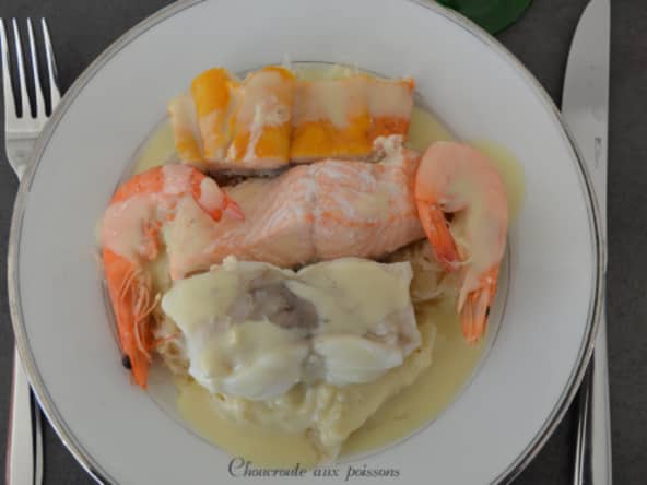 Choucroute aux poissons et épices (genièvre, cumin...)
