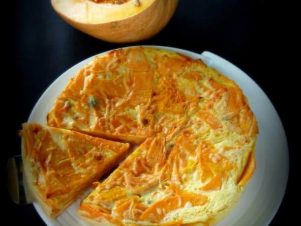 Gateau invisible au potiron et sauge