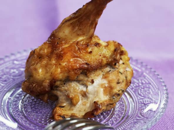 Cuisse de poulet farcie à la mozzarella et tomates séchées