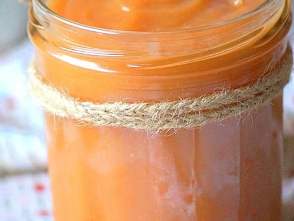 Compote maison de pommes coings