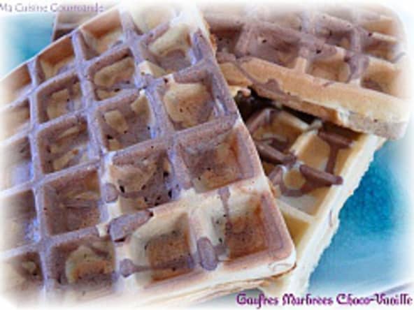 Gaufres Marbrées Choco-Vanille