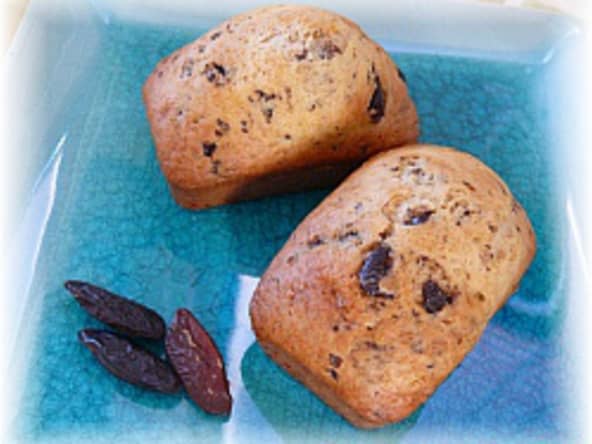 Mini Cakes Fèves de Tonka Pépites de Chocolat