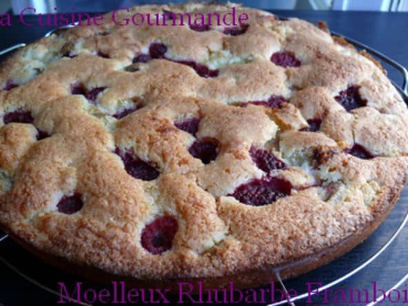 Moelleux Rhubarbe Framboises