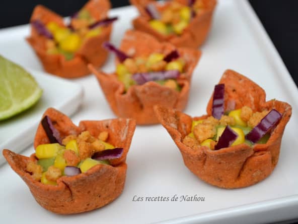 Spicy cups apéritives à la mexicaine