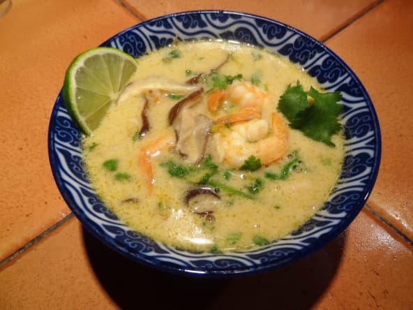 Soupe aux crevettes thaï