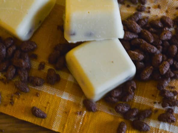 Chocolats blancs et riz soufflé