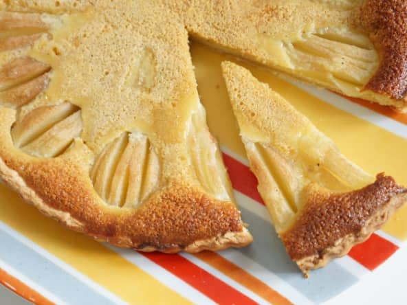 Tarte aux poires et amandes