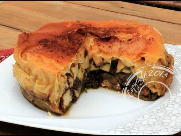 Pastilla de volaille à la pomme
