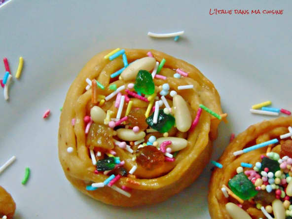 Cartellate pugliesi comme dans la région des Pouilles