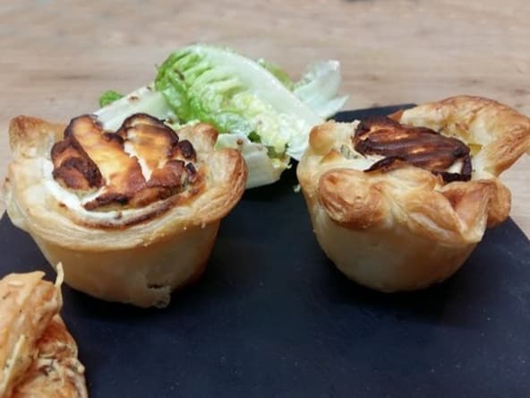 Croustillants au poireau et au chèvre