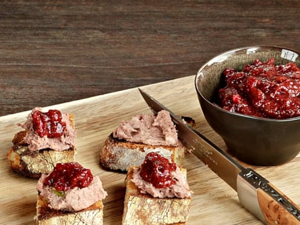 Moutarde aux canneberges parfaite pour la dégustation du gibier