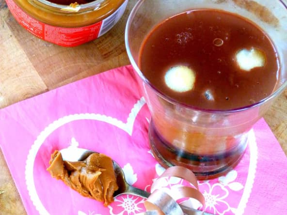 Crèmes au chocolat, speculoos et poire