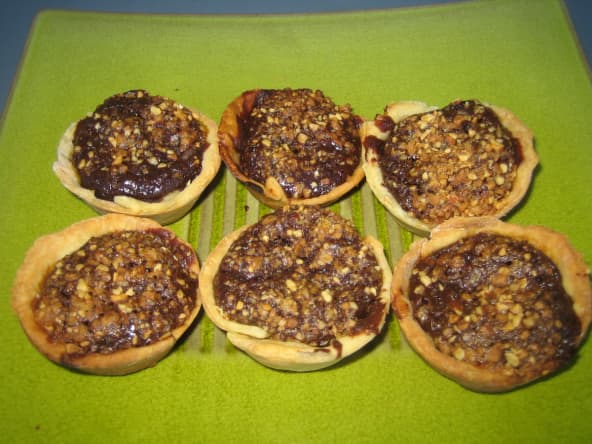 Les petits pâtés chocolat-nougatine d'Eva