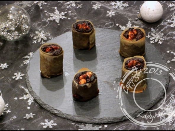 Croustillants créoles boudin et noix