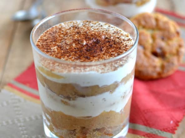 Compote de coings et sablés caramel façon tiramisu
