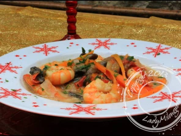 Blanquette de crevettes