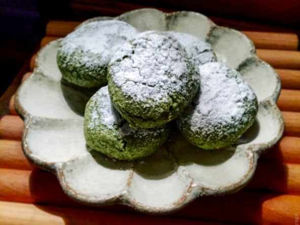 Macarons au thé vert