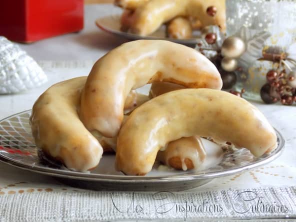 Demi-lunes de Noel a la vanille