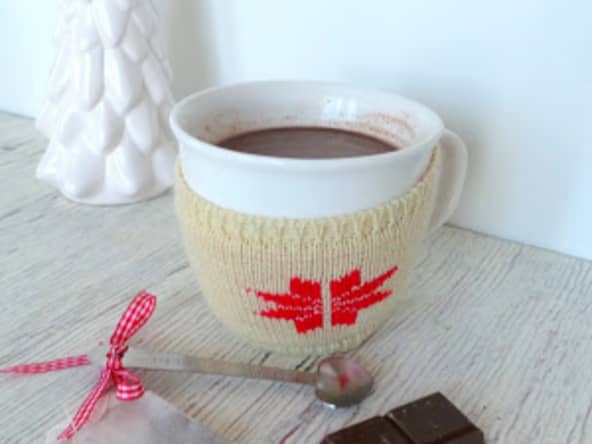 Chocolat chaud au thé Earl Grey