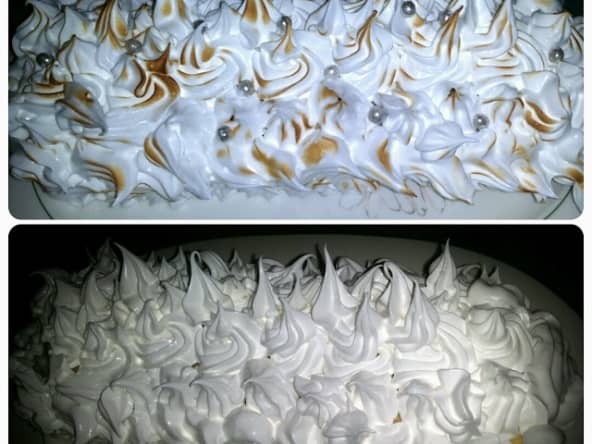 Bûche au citron meringuée