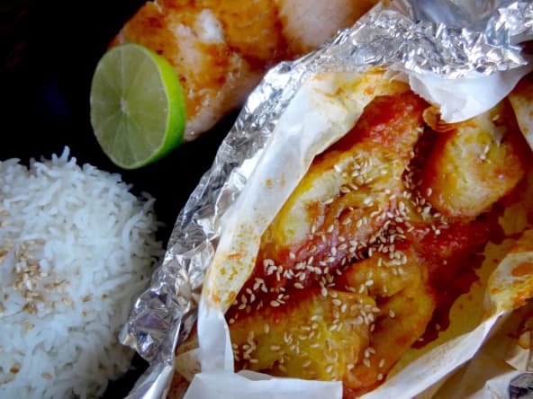 Papillotes de bananes plantains sans gluten sans lactose