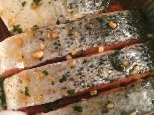 Saumon mariné à l’érable