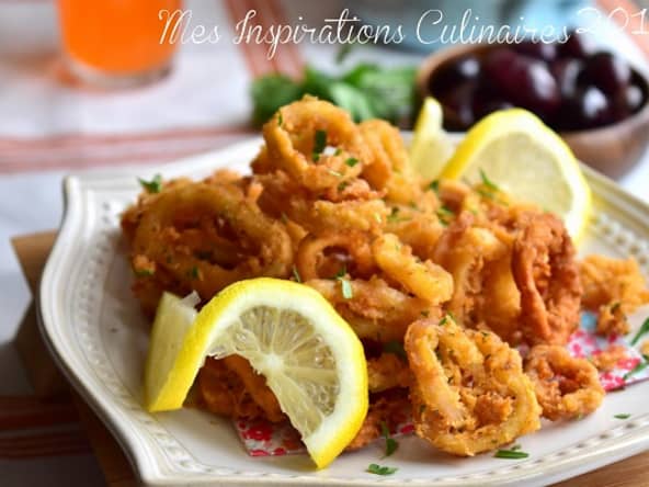 Calamars frits au panko 