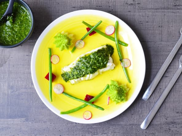 Dos de cabillaud au Mojo Verde