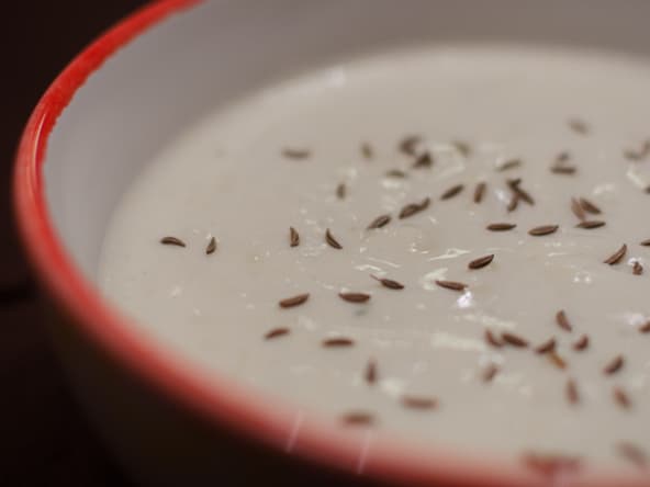 Dip de topinambour au cumin moulu