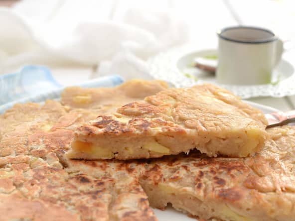 Farz Buen à la pomme version vegan