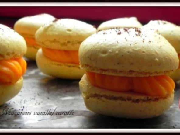 Macarons vanille carotte