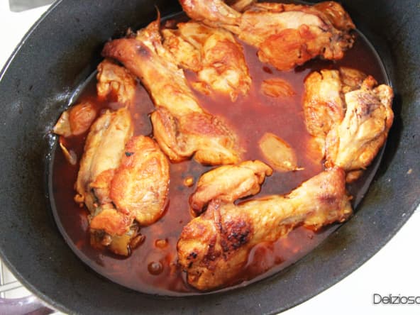 Mijoté de Dinde au chorizo et à l'ail