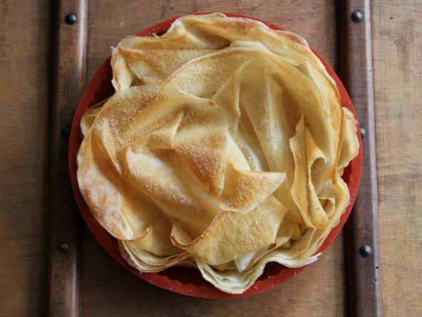 Croustade feuilletée aux pommes comme dans le sud-ouest