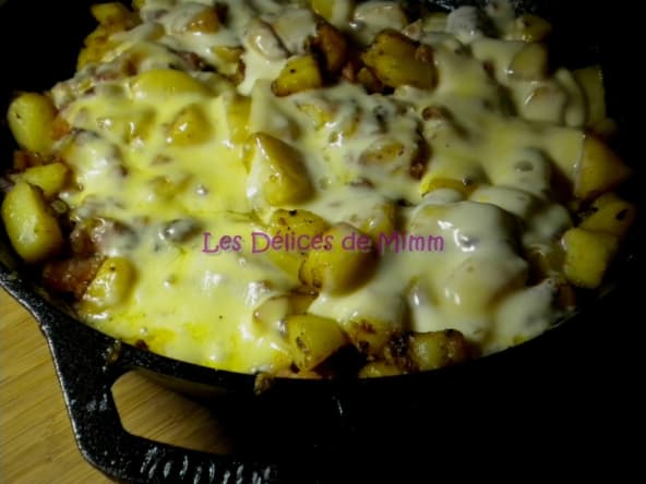 Gratin savoyard, reste de raclette