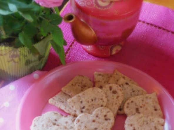Coeurs sablés à la cardamome