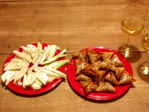 Samoussas bœuf oignons