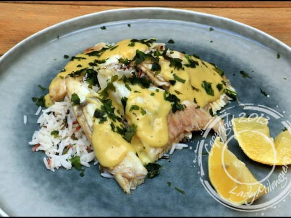 Ailes de raie au curry, gingembre et coriandre