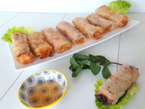 Nems au poulet maison à ma façon