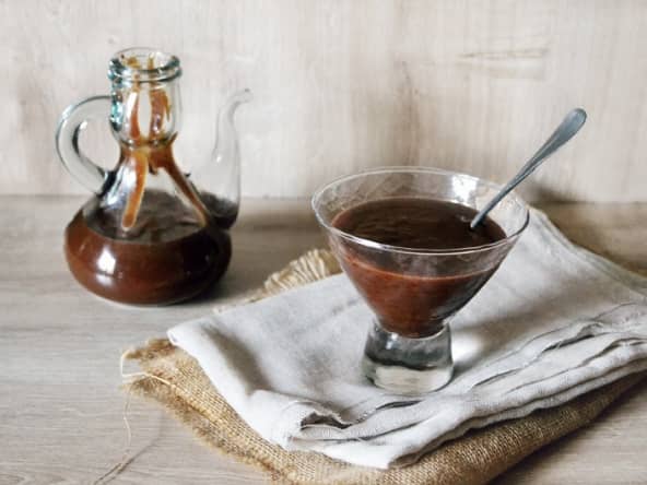 Caramel beurre salé à la pâte de chocolat et de noisettes gianduja