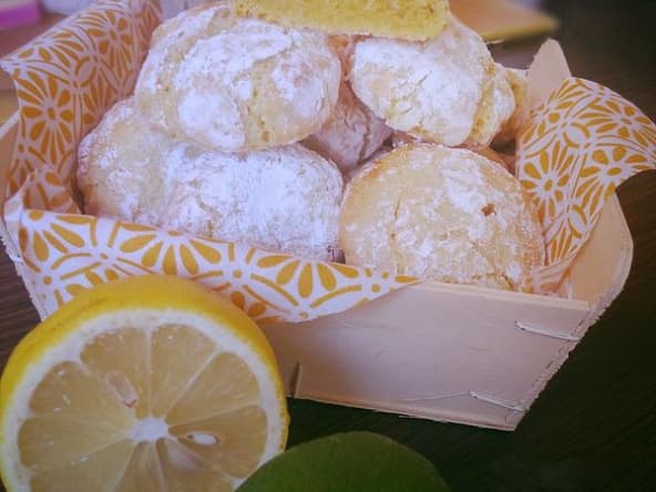 Amaretti moelleux au citron