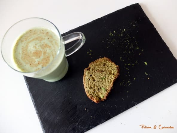 Un goûter 100% matcha avec la recette du latte matcha et du cake au matcha