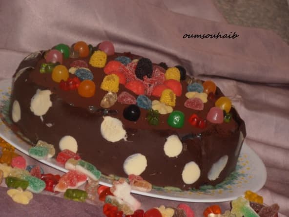 Idée de gâteau aux bonbons pour un anniversaire