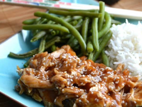 Poulet sésame et miel à la mijoteuse