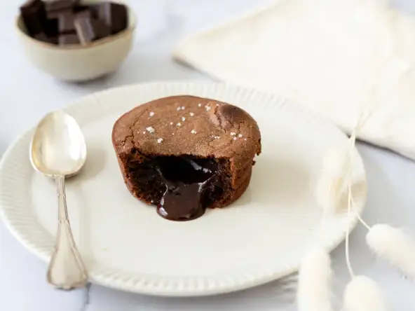 Coeurs coulants au chocolat