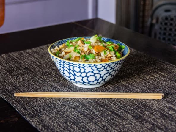 Mon riz sauté végan