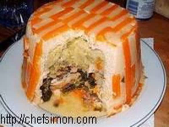 Recette de chartreuse de poule faisane : le montage