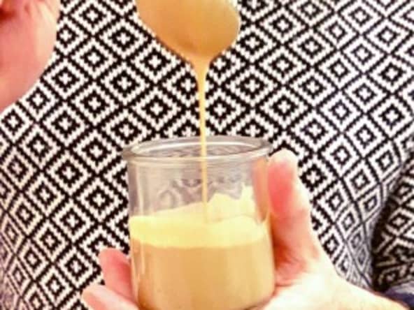 Coulis caramel noix de coco et fleur de sel