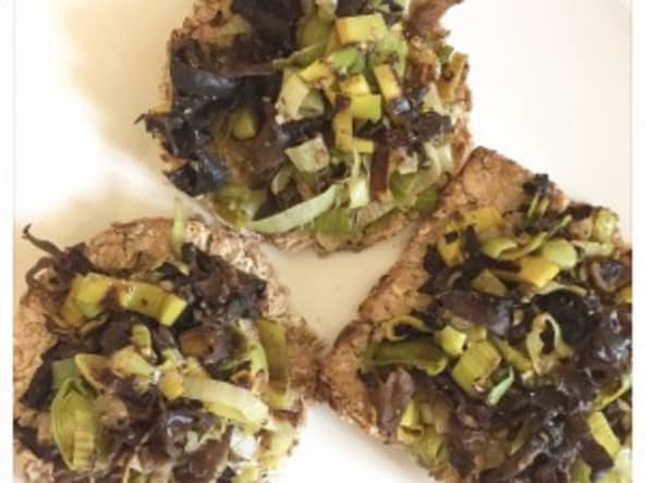 Tartelettes poireaux sarrasin