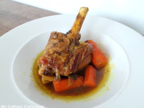 Souris d'agneau confites à l'orientale