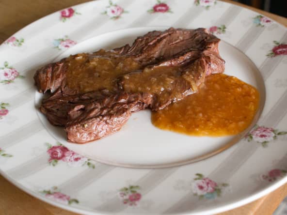 Onglet à l'échalote